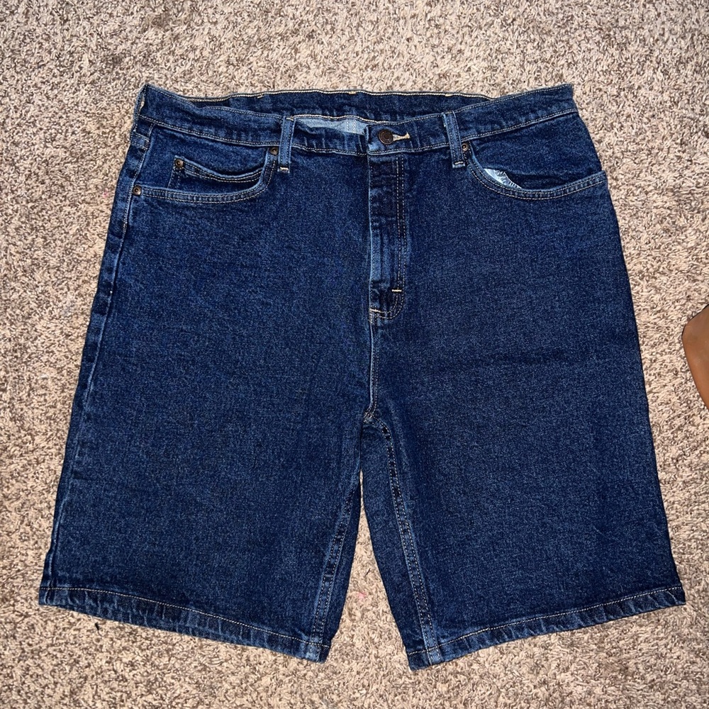 Wrangler Blue Jean Shorts Classic Denim Style